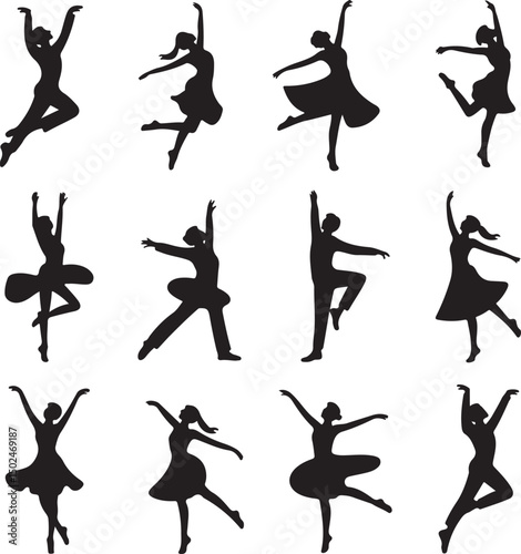 Elegant Dancer Silhouette Clipart – Ballet, Jazz, Hip Hop Digital Design

Dance Pose Silhouette Bundle – SVG PNG for Cricut and Sublimation

Ballerina & Street Dance Silhouettes – Printable Vector Art