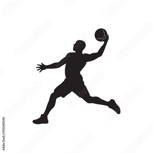 basketball player silhouette
