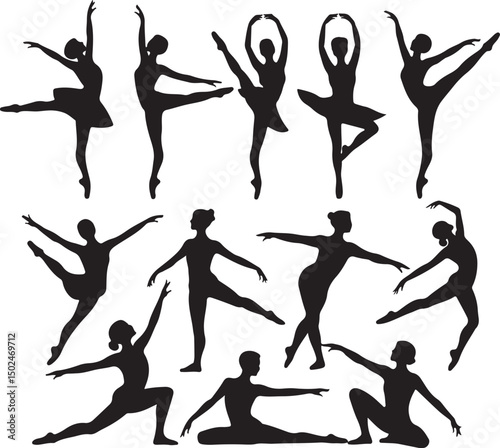 Elegant Dancer Silhouette Clipart – Ballet, Jazz, Hip Hop Digital Design

Dance Pose Silhouette Bundle – SVG PNG for Cricut and Sublimation

Ballerina & Street Dance Silhouettes – Printable Vector Art
