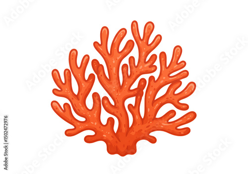 Stunning Red Coral Images Facts and Conservation isolated on transparent background