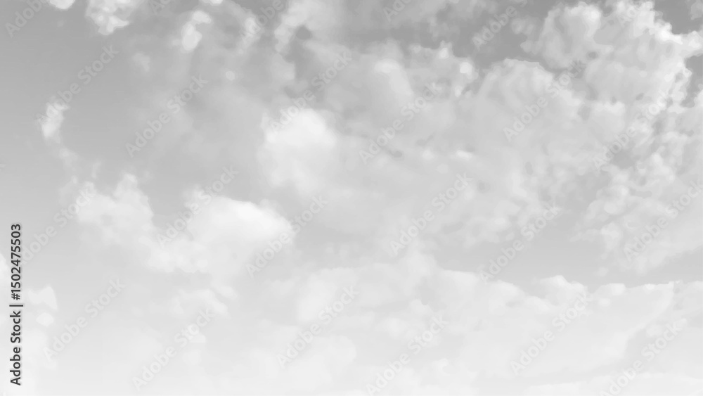 Obraz premium Cumulonimbus cloud formations on tropical sky. Dark storm sky with clouds, may be used as background. 
