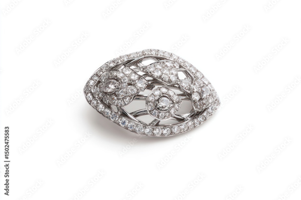 Elegant diamond brooch Elegant diamond brooch
