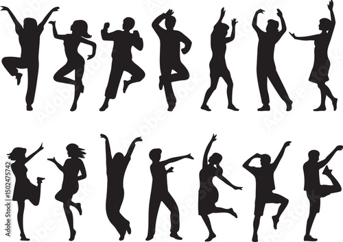 Ballet Dancer in Elegant Pose Silhouette

Hip-Hop Dancer in Action Vector Design

Couple Dancing Under Moonlight Silhouette

Traditional Cultural Dance Silhouette Art

Freestyle Street Dance Vector Sc