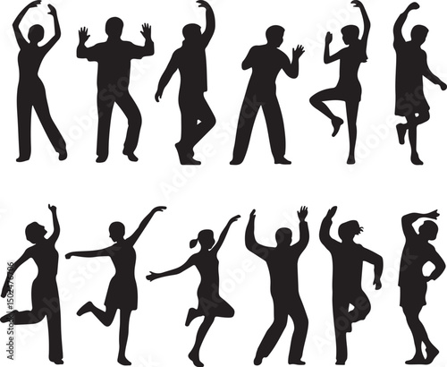 Ballet Dancer in Elegant Pose Silhouette

Hip-Hop Dancer in Action Vector Design

Couple Dancing Under Moonlight Silhouette

Traditional Cultural Dance Silhouette Art

Freestyle Street Dance Vector Sc