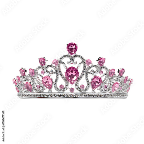 Pink tiara png