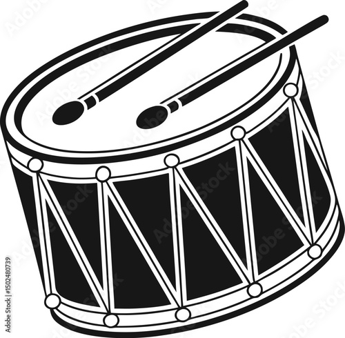  Drum with Sticks Icon