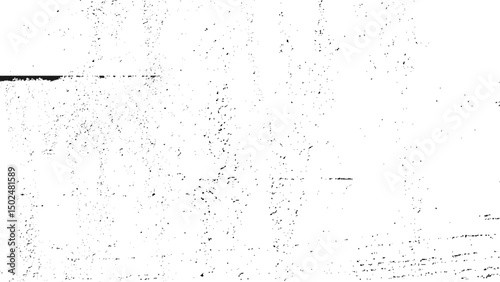 Distressed black texture. Dark grainy texture on white background. Dust overlay textured. Grain noise particles. 