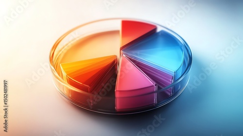 pie chart on white background