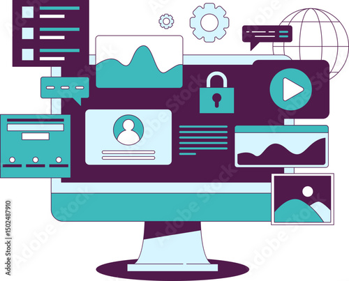 Web Development Illustration