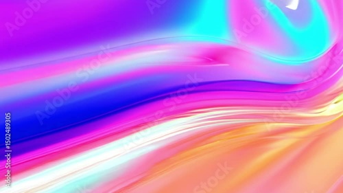 Luxury Abstract Motion Background with Pink, Blue, White, and Orange Flowing Waves
