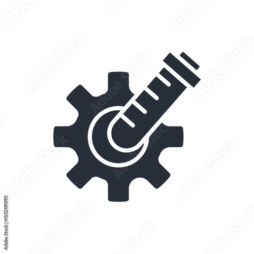 experimental icon. vector.Editable stroke.linear style sign for use web design,logo.Symbol illustration.