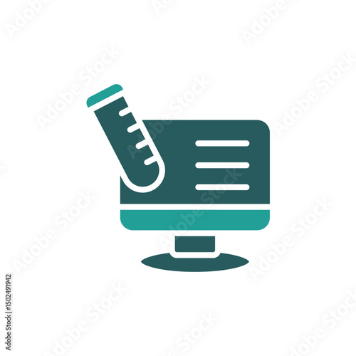 online lab icon. vector.Editable stroke.linear style sign for use web design,logo.Symbol illustration.