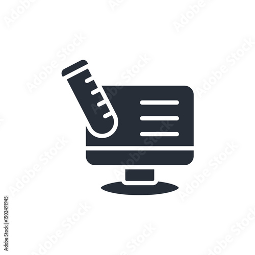 online lab icon. vector.Editable stroke.linear style sign for use web design,logo.Symbol illustration.