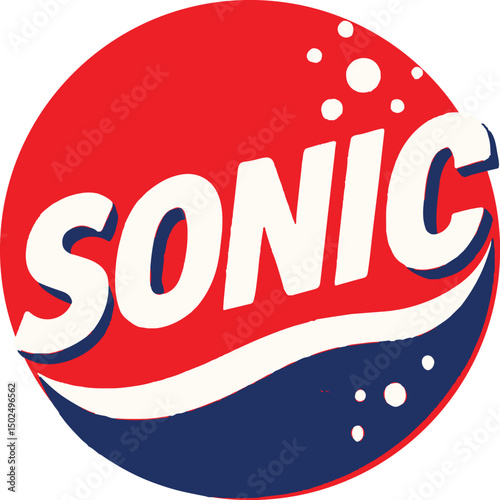 Sonic Drive-In Logo Retro Soda and Fast Food Branding