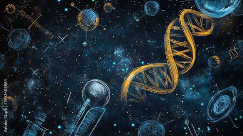 Science facts infographic
