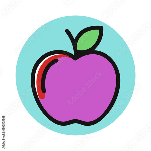 apple, fruit,