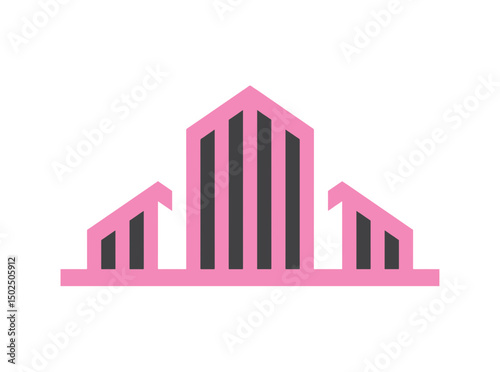 Factory Builder Business Logo SVG – Industrial, Scalable Icon Design for Manufacturing, Construction, Engineering, Industrial Firms, and Corporate Branding