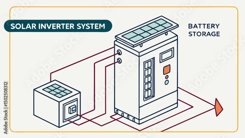Solar Inverter System and Battery Storage for Energy Independence