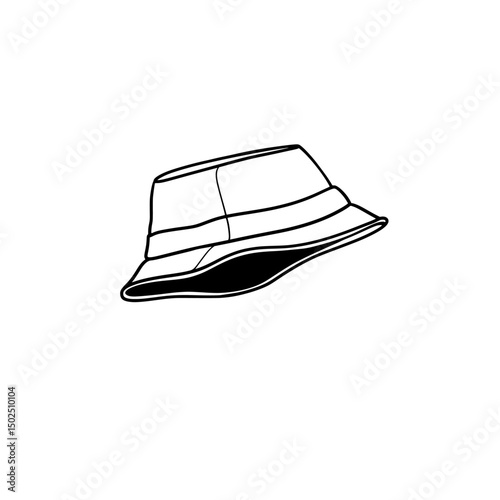 vector illustration of a hat