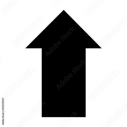 Up arrow vector icon set. scroll illustration sign collection. Direction symbol or logo.
