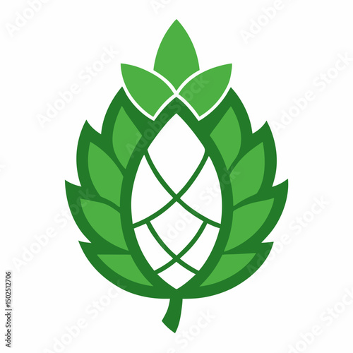 Hop-plant-icon  vector – perfect for beer, brewery, or botanical-themed designs.