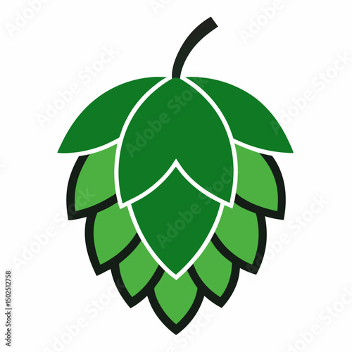 Hop-plant-icon  vector – perfect for beer, brewery, or botanical-themed designs.