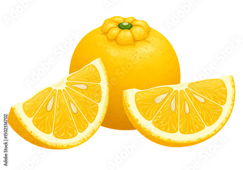 Yuzu Fruit Images Pictures  Photos  HighRes Downloads isolated on transparent background