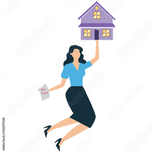 Woman Applying for Mortgage Loan