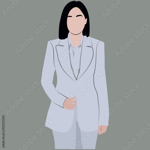 Smart Woman with coat