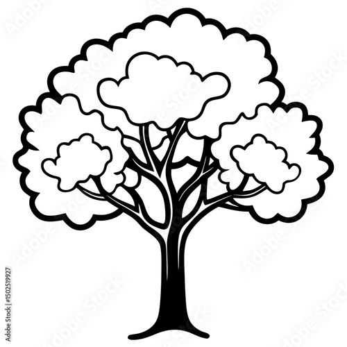 Deciduous-oak  Printable Art – Nature-Inspired Digital Design for Home or Office Decor