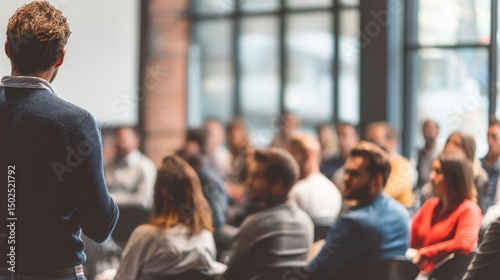Speaker Engaging Audience at Event