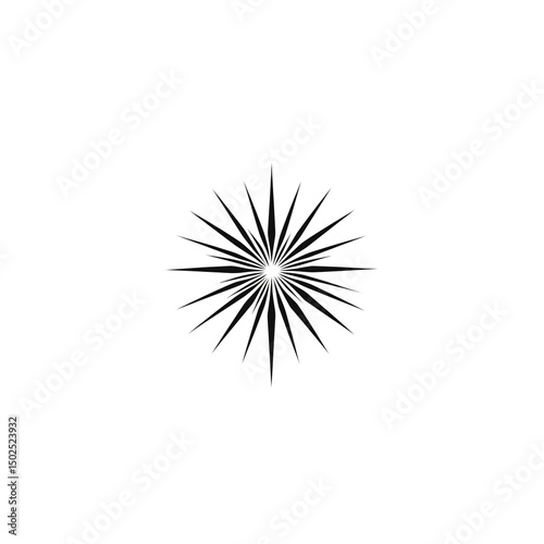 Simple design with simple shapes and lines on a white background.
