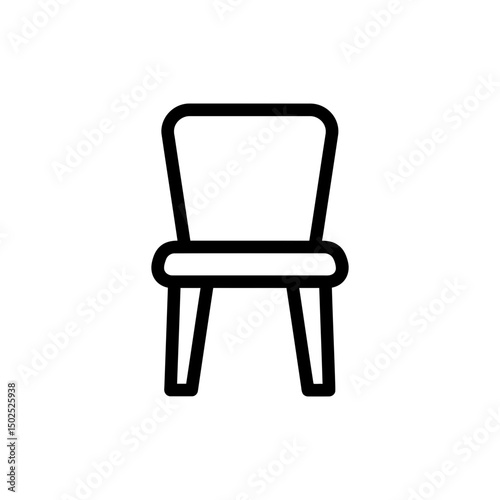 Four-Legged Chair Silhouette