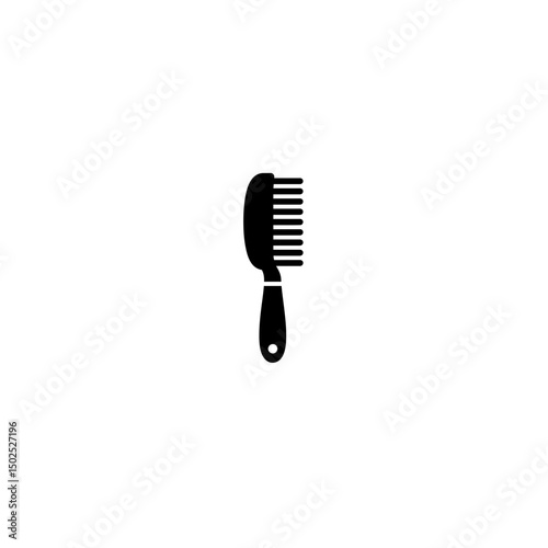 Hairbrush with Handle Icon