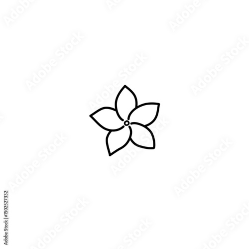 Jasmine Four-Pointed Bloom Icon