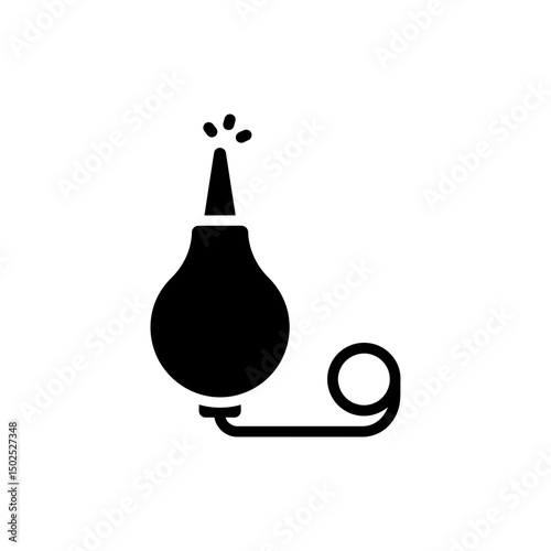 Enema bulb with nozzle medical device healthcare image