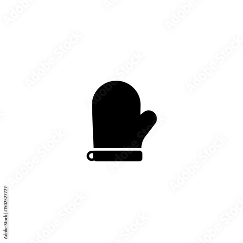Oven Mitt with Thumb Icon
