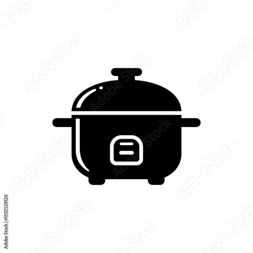 Rice Cooker Round Lid Icon