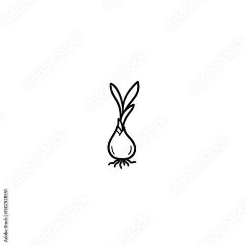Sprouting Flower Bulb Icon