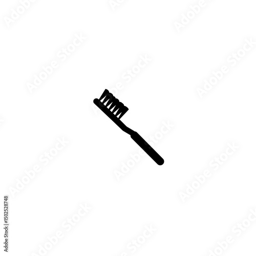 Toothbrush with Bristles Icon