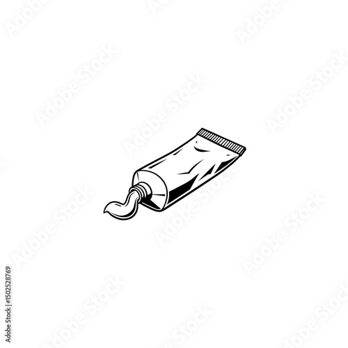 Toothpaste Tube Squeezed Icon