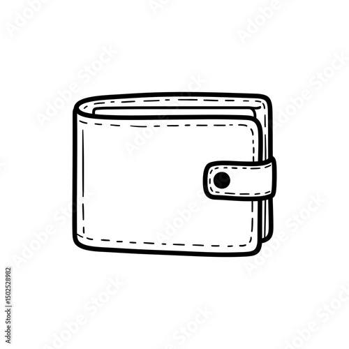 Wallet with Card Slot Icon