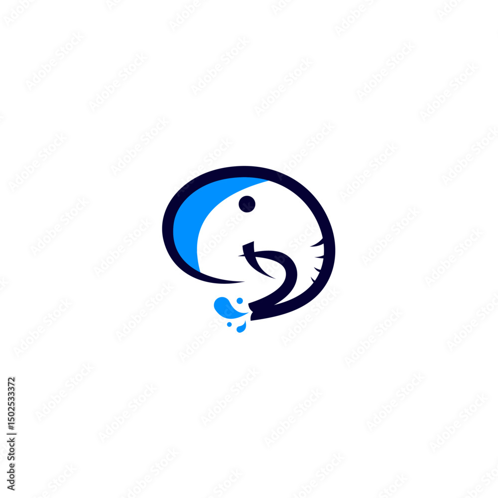 Obraz premium elephant logo.