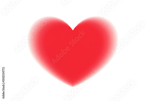 Red Heart Image Free Download for Valentines Day Love and Romance Designs isolated on transparent background