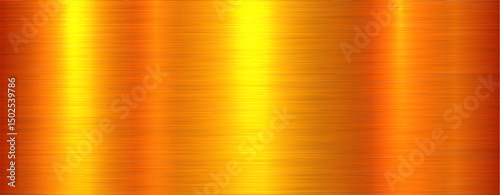 Brushed metal gold texture background, shiny lustrous golden metallic pattern background.