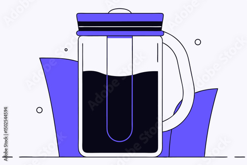 Blue liquid filled transparent plastic bottle with clear highlights perfect for advertising health campaigns fitness blogs and refreshing drink product mockups