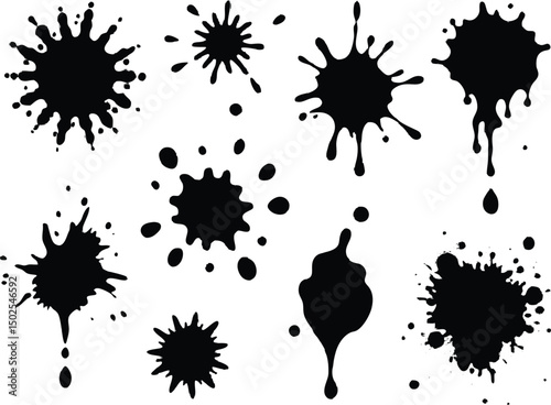 Adobe Illustrator Artwork Set of spiral elements. Funnel icon collection. Black spiral decoration
