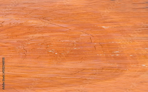 Wood texture with natural pattern. Brown wooden background. 