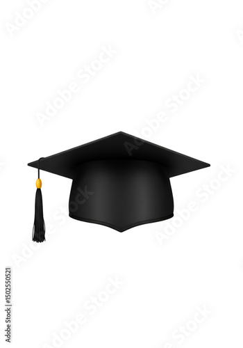 Black graduation cap