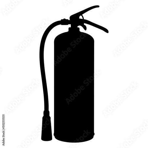 Fire extinguisher silhouette 